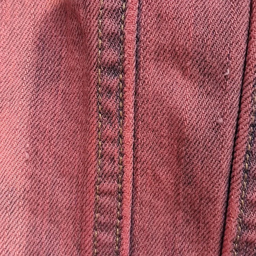 GAP Womans Jean Jacket.‎ Size Small. Pink with Blue.